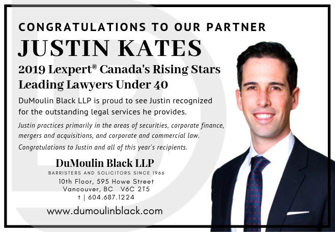 Justin Kates - Rising Star under 40